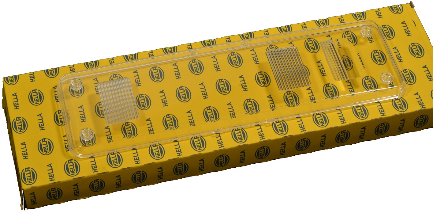 Sklo svítilny koncové Hella