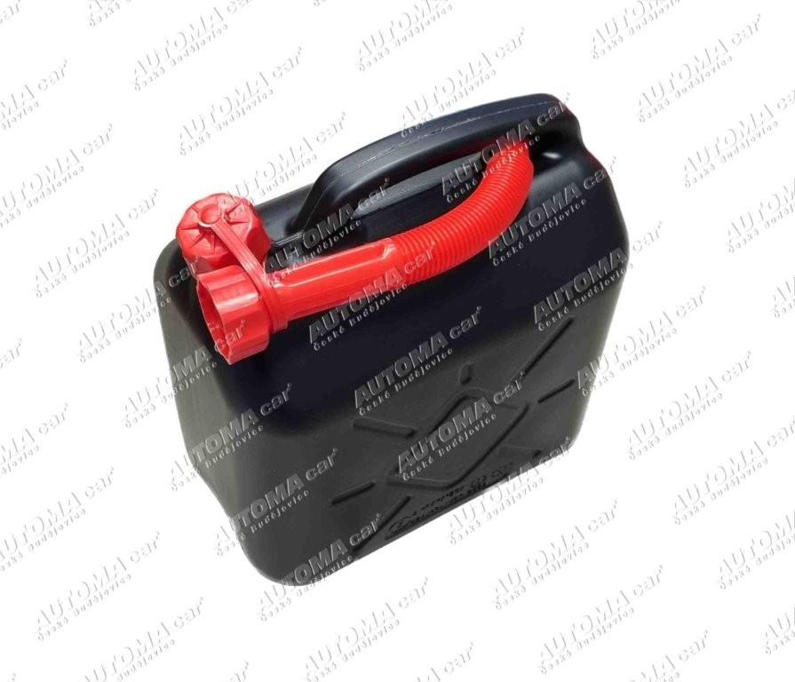 Kanystr 10L plastový na PHM černý