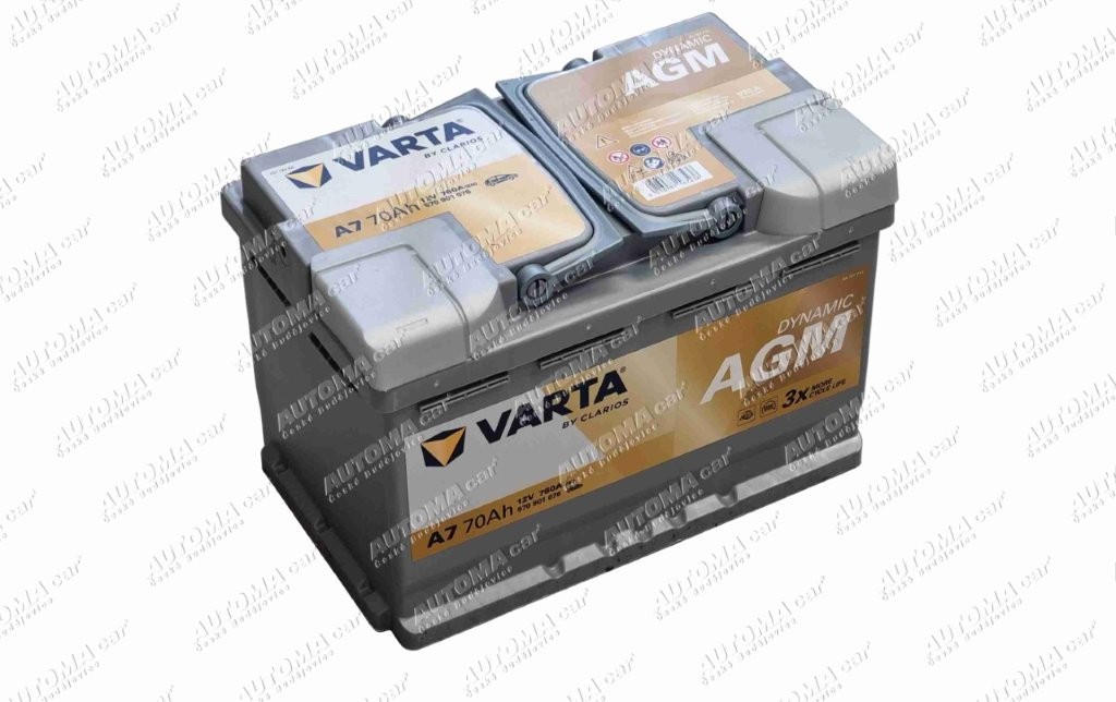 Baterie 70Ah Varta Dynamic AGM Start-Stop 760A