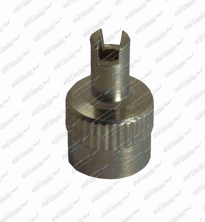 Čepička ventilku kovová