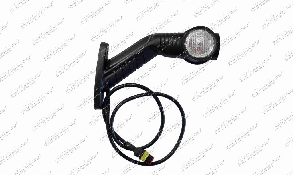 Svítilna Superpoint III LED 12/24V čirá skla s kabelem 0,5m - koncovka superseal pravá