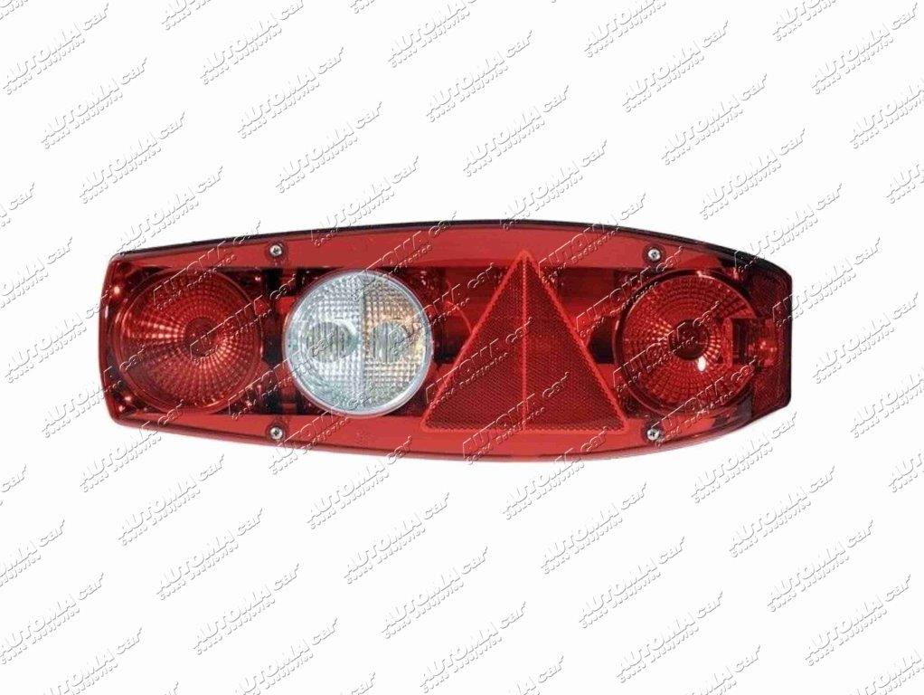 Svítilna koncová pravá Caraluna II s couvačkou a mlhovkou Hella 