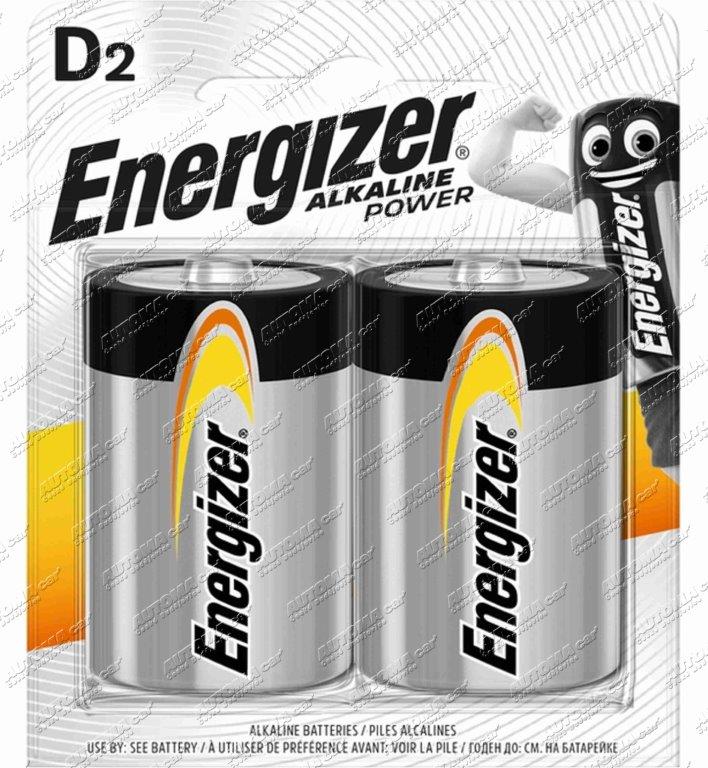 Baterie Energizer 1,5V LR20/D  2ks ( velký monočlánek )
