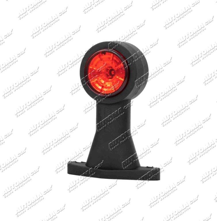 Svítilna červeno/bílá LED 12/24V tykadlo rovné 10cm FRISTOM