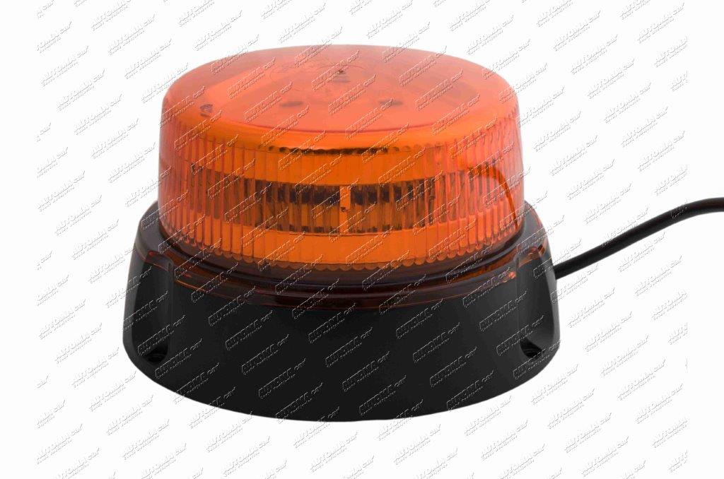 Maják oranžový 12/24V LED s kabelem 3m WAŠ