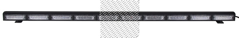 Svítilna výstražná LED 12/24V 60LED 1200mm - směrování doleva/doprava vnější montáž oranžová IP67