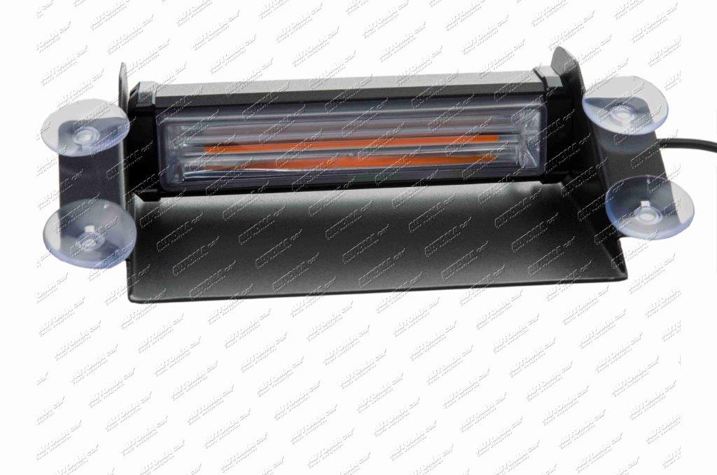 Svítilna výstražná LED 12/24V oranžová vnitřní 206x50mm 