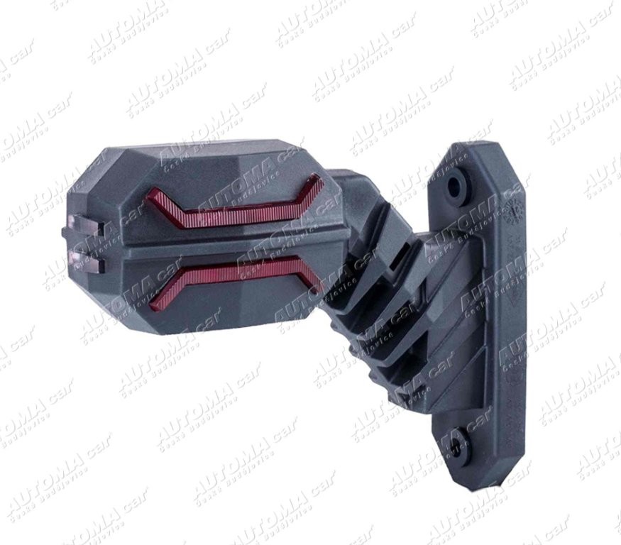 Svítilna červeno/bílo/oranžová LED 12/24V 135mm levá Horpol