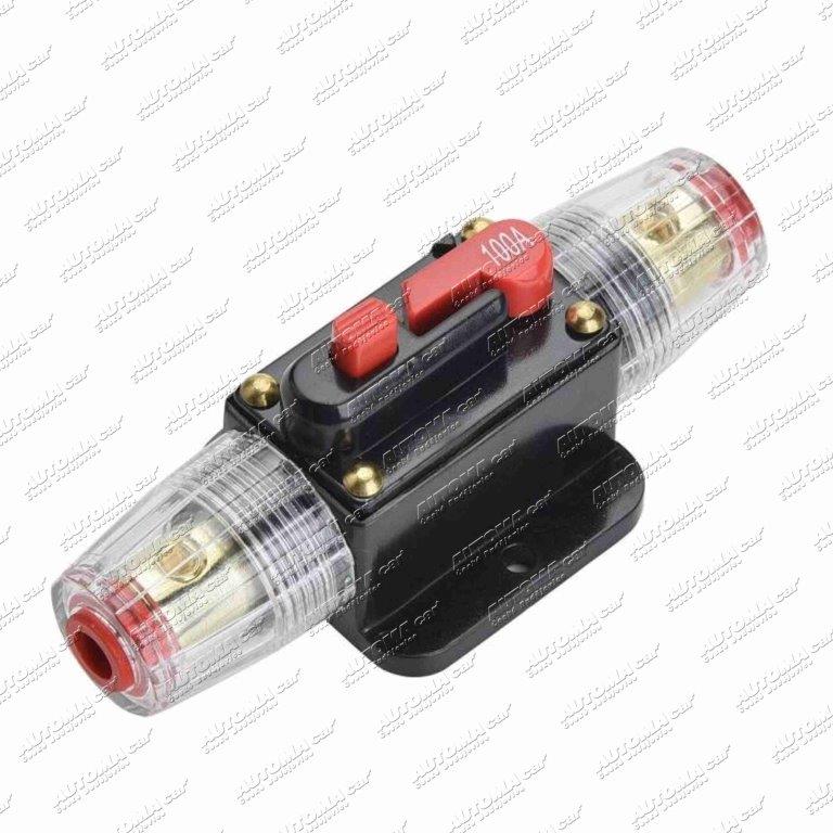 Jistič proudový 24V 100A v pojistkovém pouzdře ( pro průřez kabelu 2-30mm² )