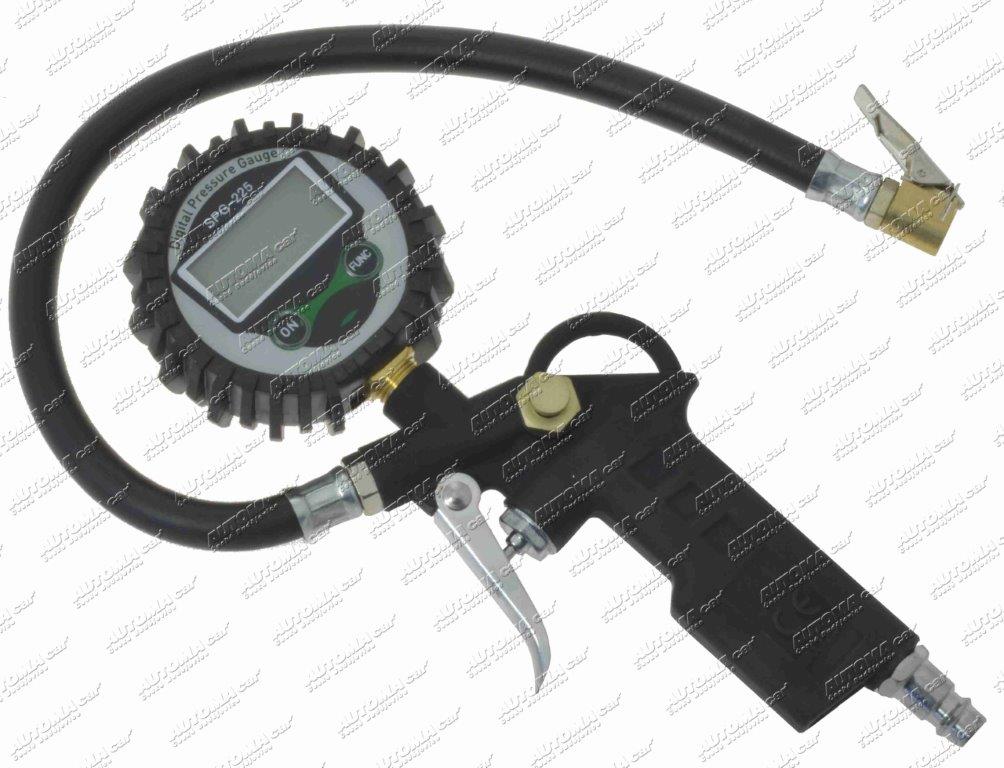 Pneuměřič digitální 12 bar s rychlospojkou 1/4