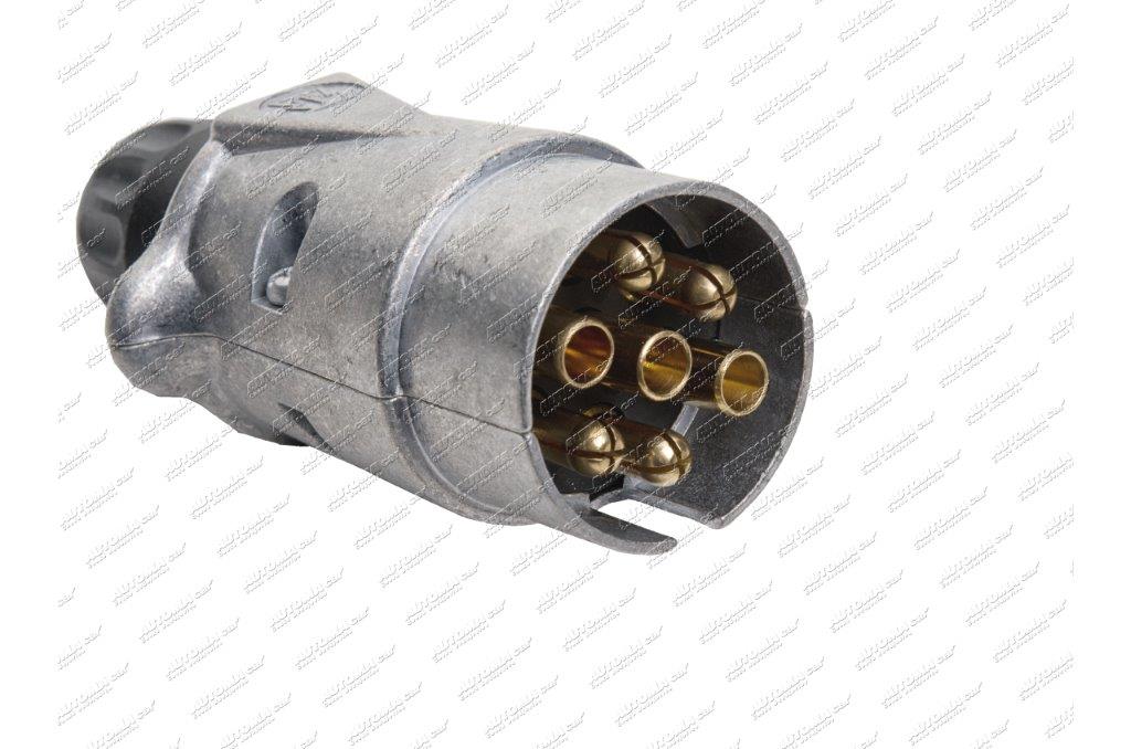 Zástrčka 7.pólová hliníková 12V Erich Jaeger