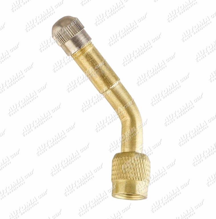 Prodloužení ventilku pneu kovové zahnuté 135°