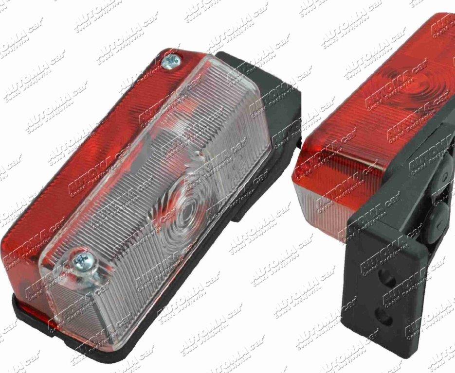 Svítilna obrysová červeno/bílá 42x120