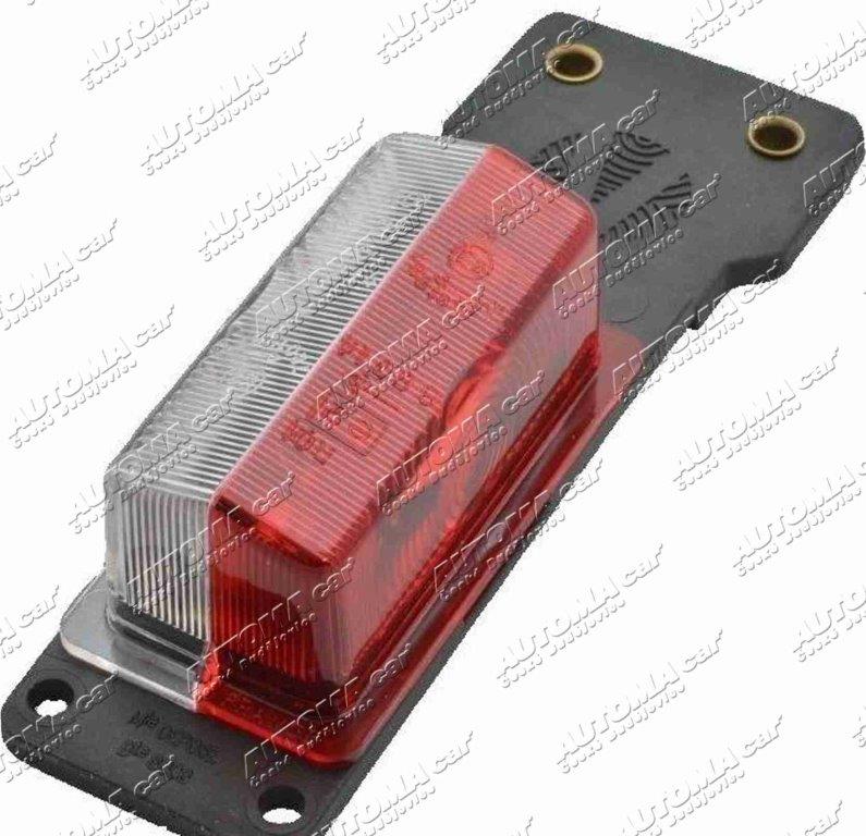 Svítilna obrysová červeno/bílá 65x30