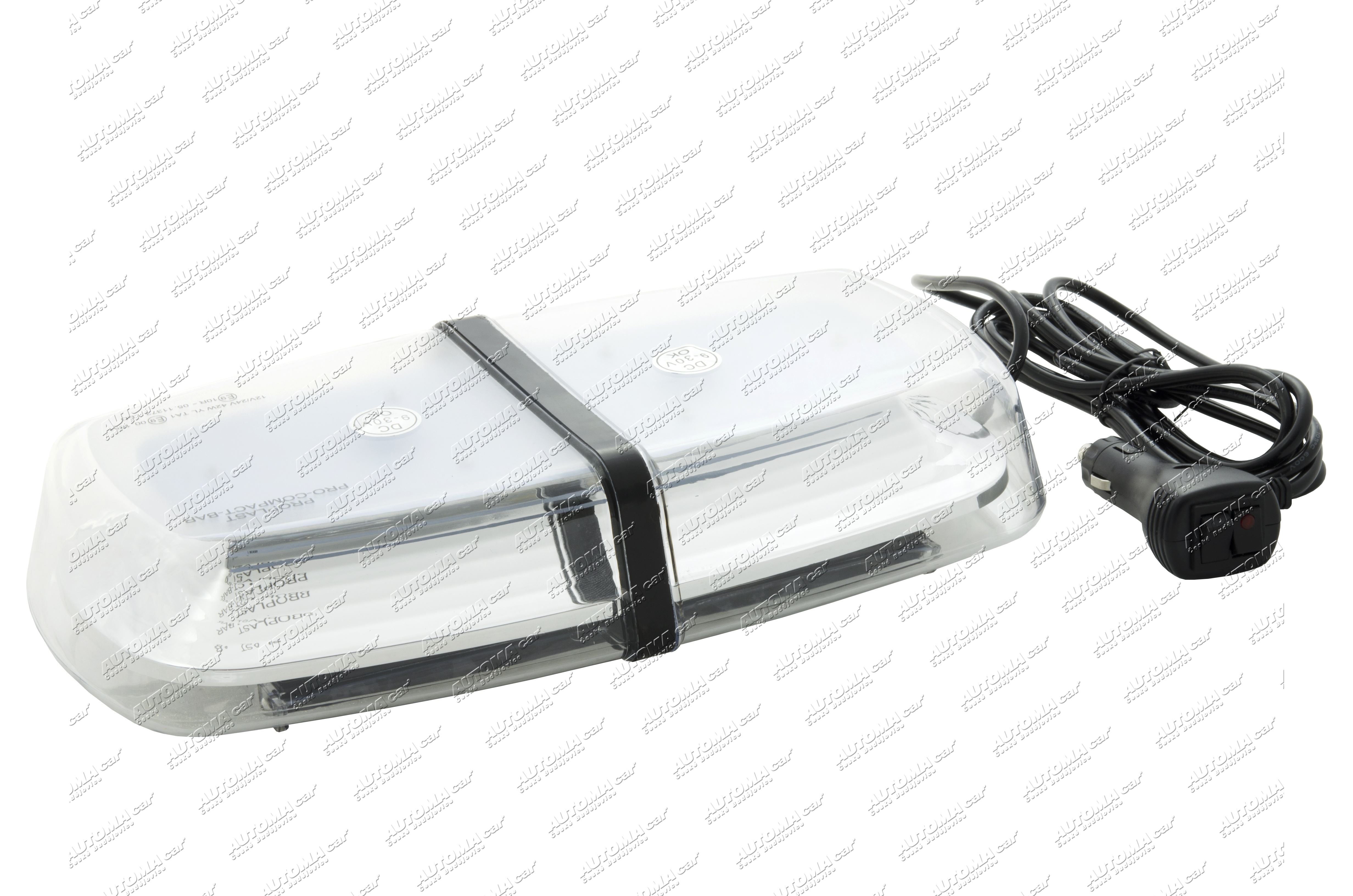 Maják oranžový LED12/24V magnet rampa 310x159x67mm  PRO-COMPACT-BAR