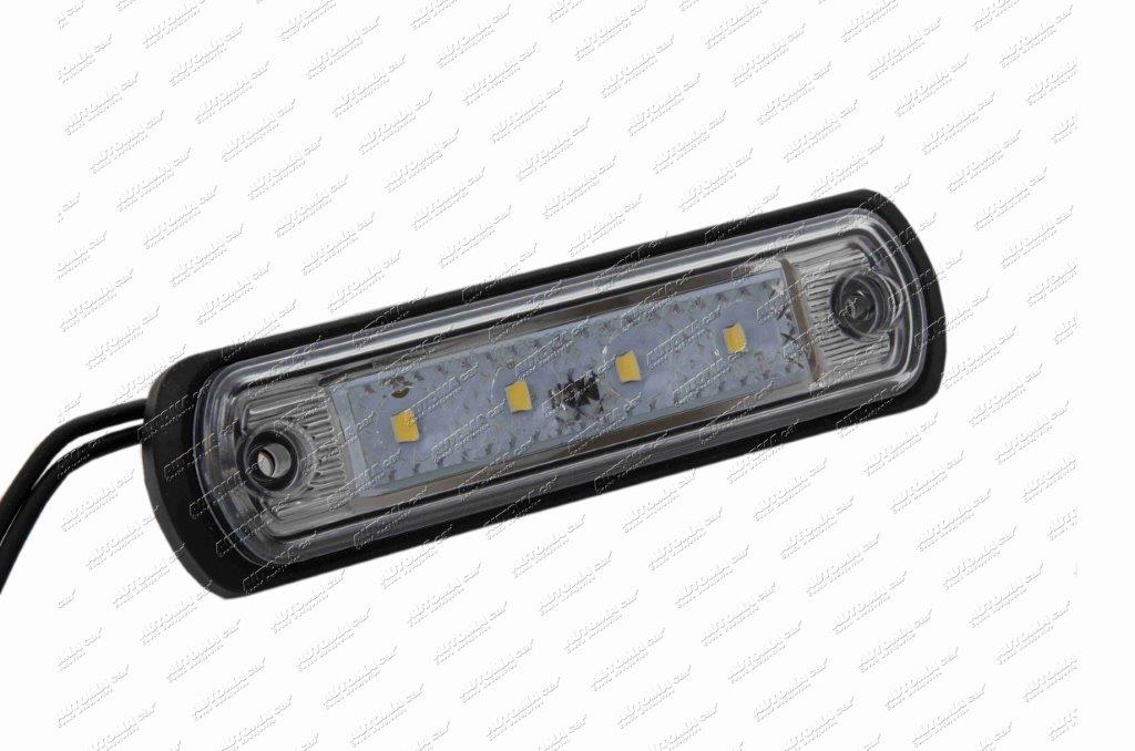 Svítilna bílá LED MAN TGA,TGS,TGX, MB MP IV do kšiltu 