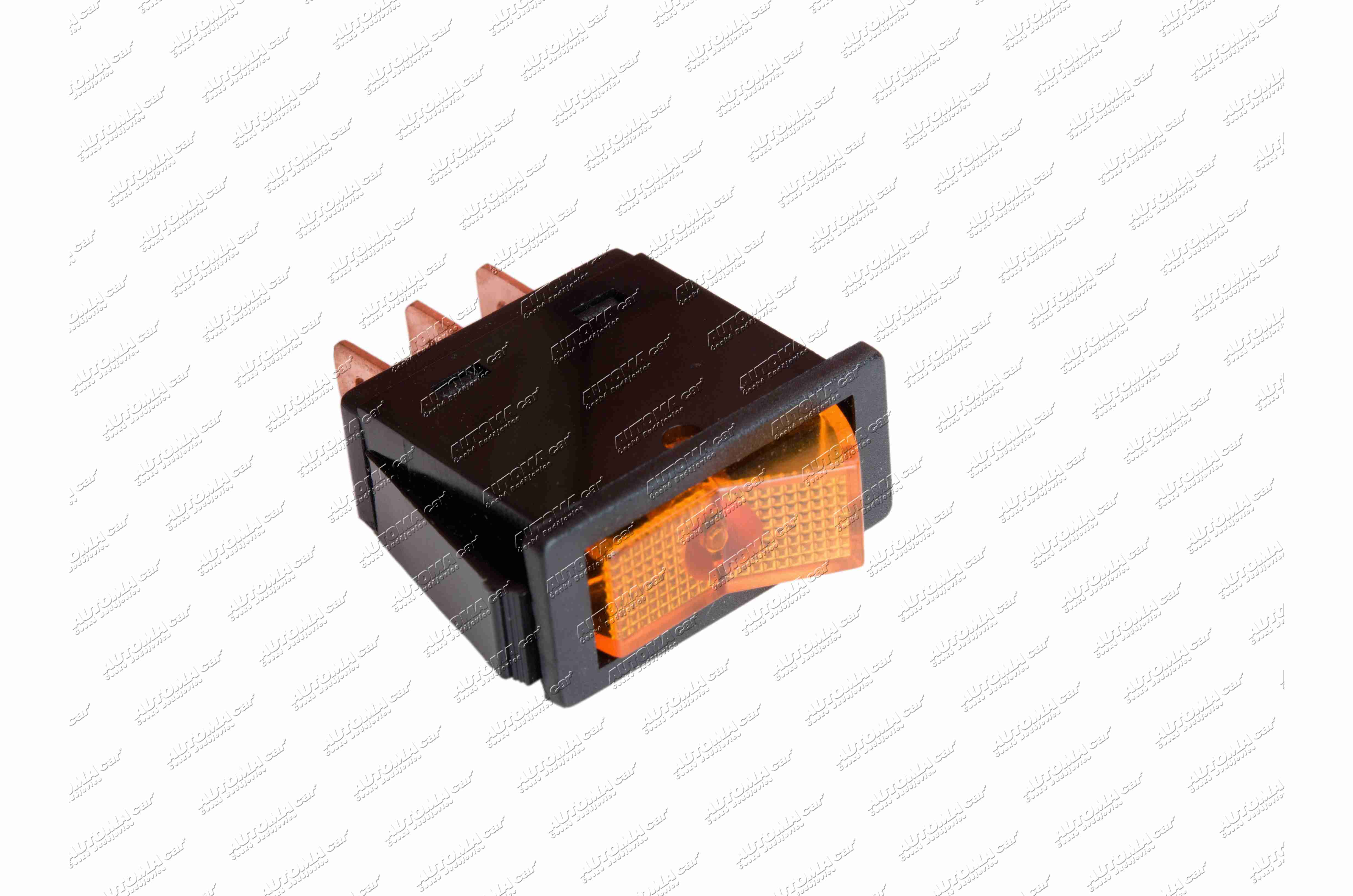 Spínač překlápěcí 12V 10A oranžový Hella