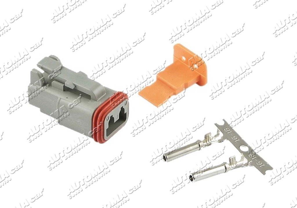 Konektor Deutsch 2.pólový - zástrčka