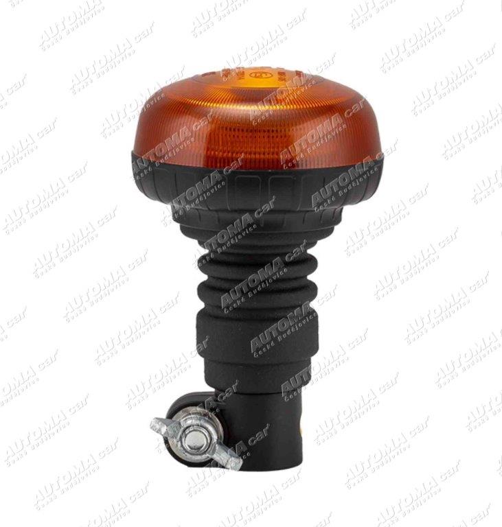 Maják oranžový 12/24V LED násuvný pružný ECE R65, R10  Ø 86mm