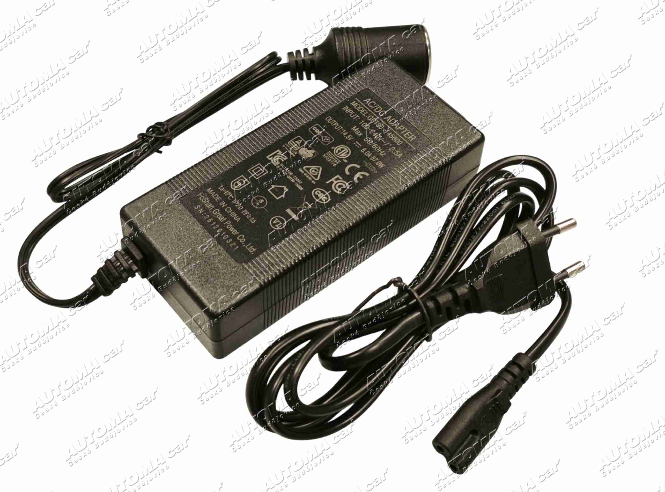 Měnič 110-240V/12V 6A 87W