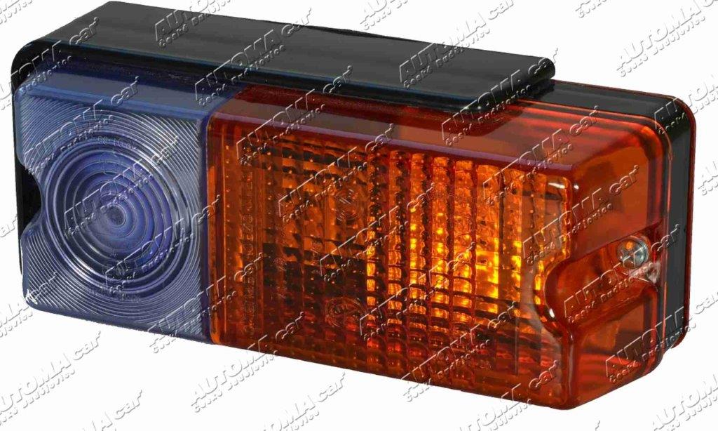 Svítilna bílo/oranžová větší 185 x 80 x 60mm