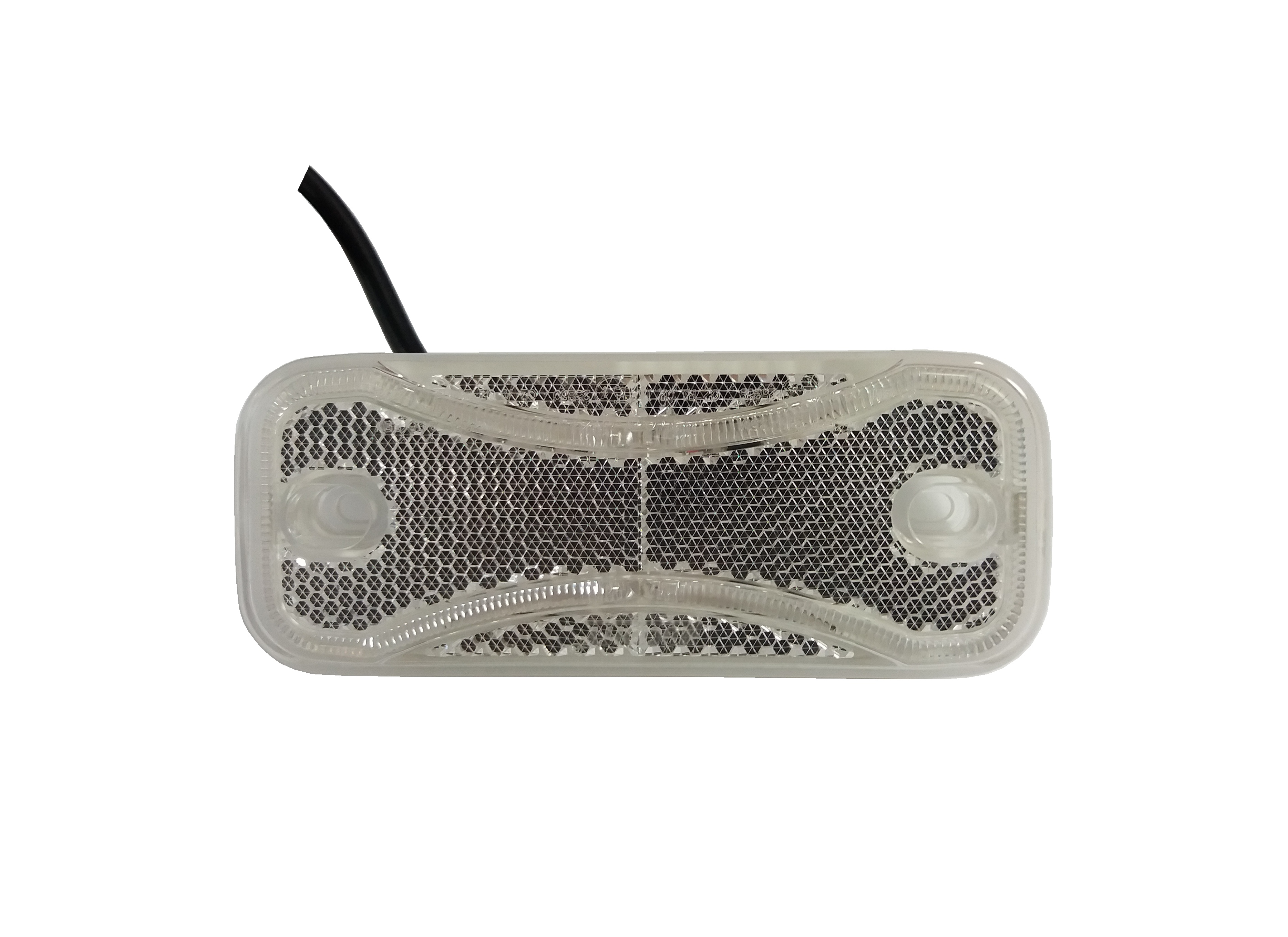 Svítilna bílá LED 12/24V s kabelem 1,5m PaR nácvak 116x47mm rozteč 85mm