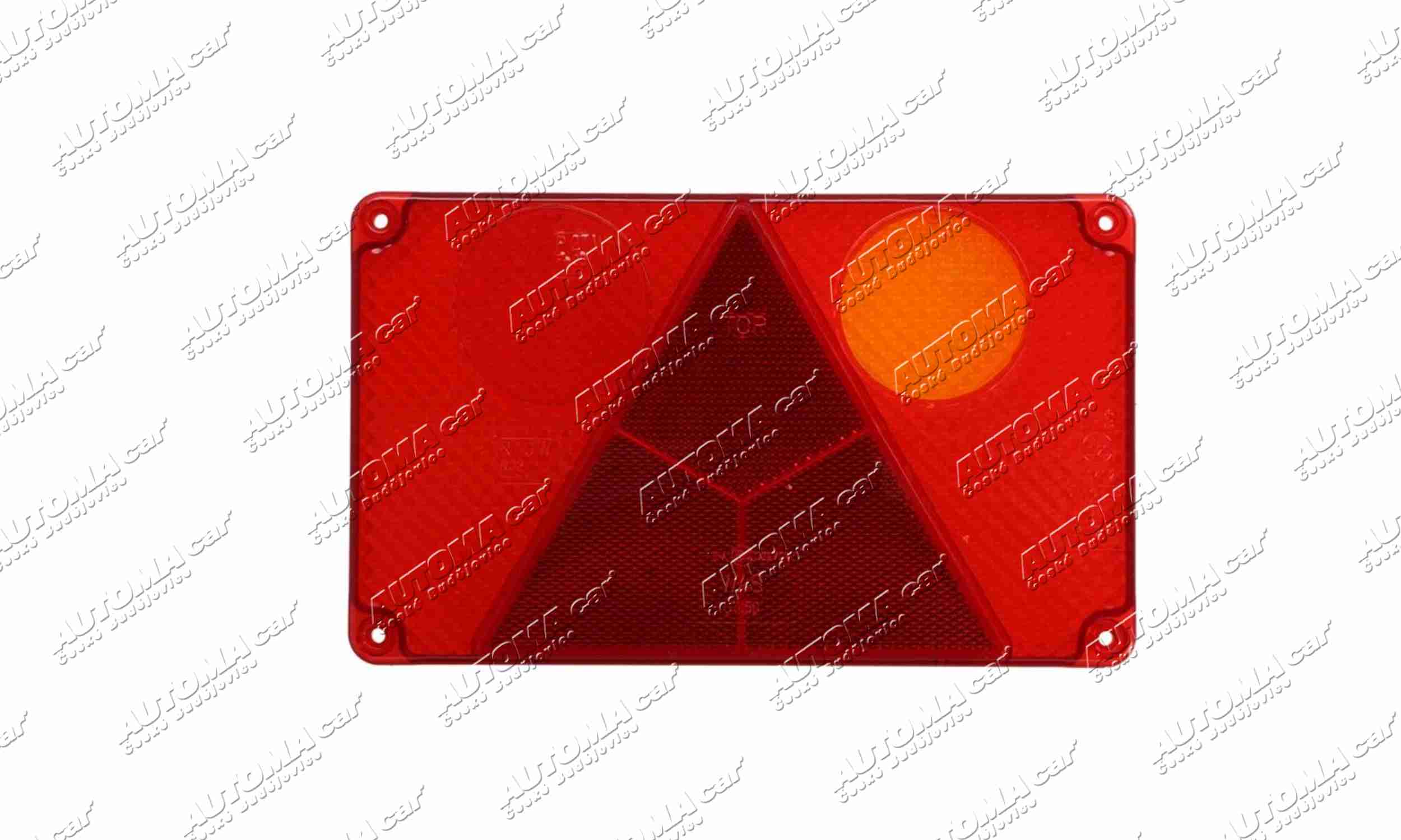 Sklo svítilny koncové pravé WAŠ bez couvačky