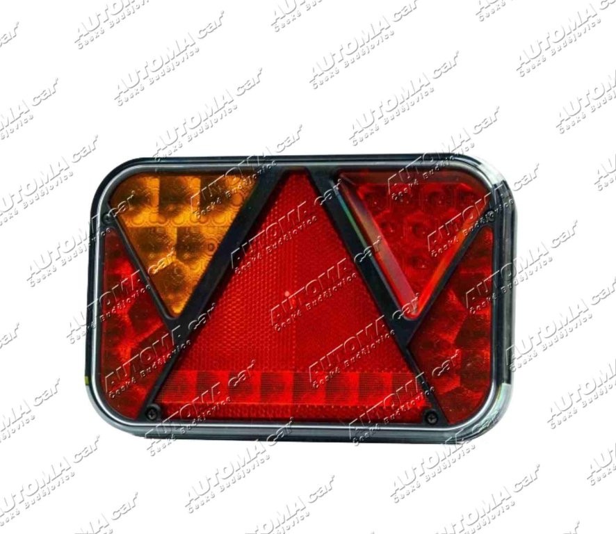 Svítilna koncová LED 12V levá s mlhovkou a SPZ 5.pin Canbus