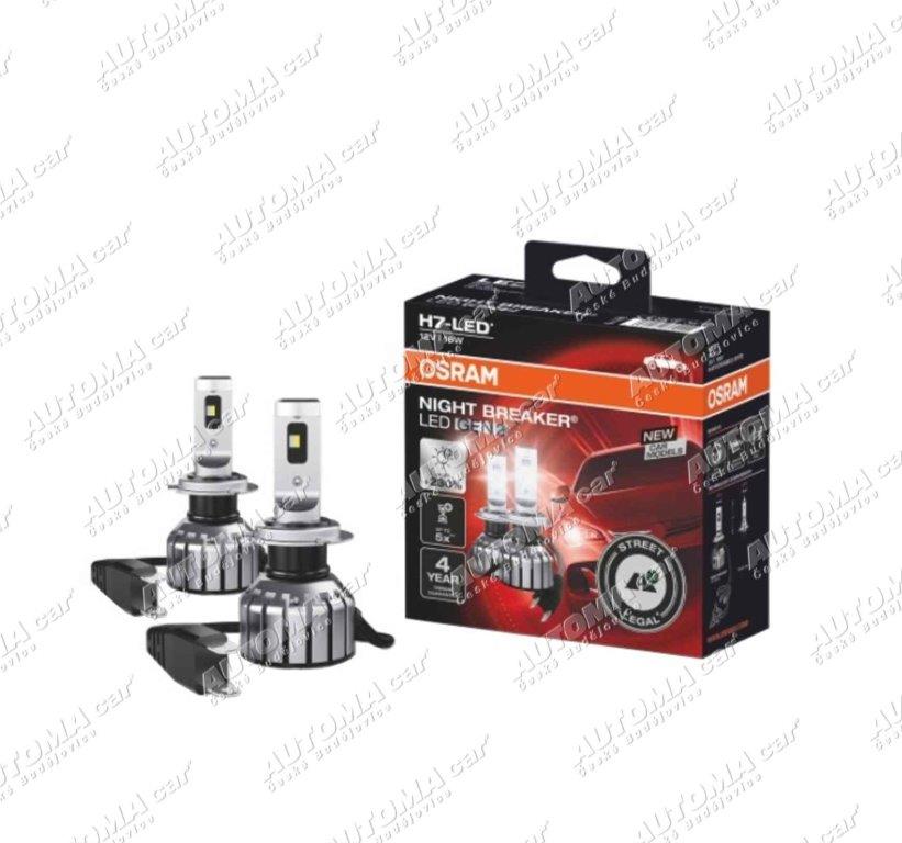 Žárovka LED 12V/H7 NIGHT BREAKER H7-LED GEN2 19W OSRAM set 2ks +230%