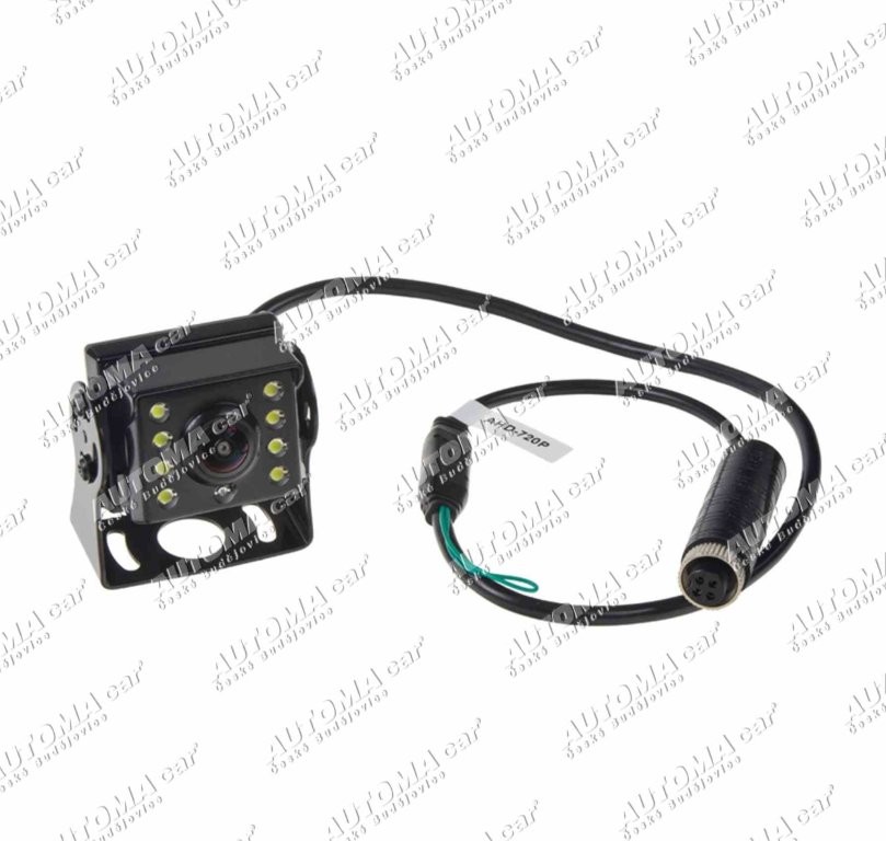 Kamera 4pin AHD720P s LED přisvícením, 140°,vnější - k monitorům AHD