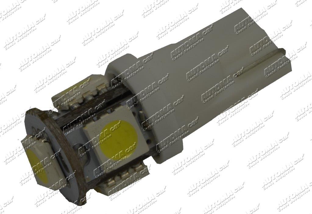 Žárovka LED 24V čirá 5LED