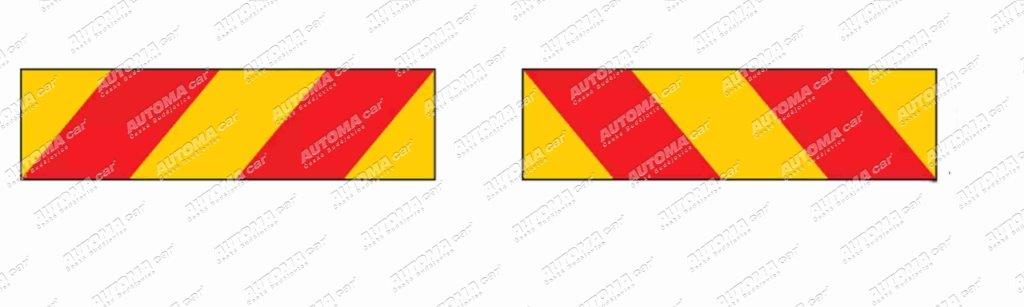 Samolepka reflexní S-2 auto 565x140mm