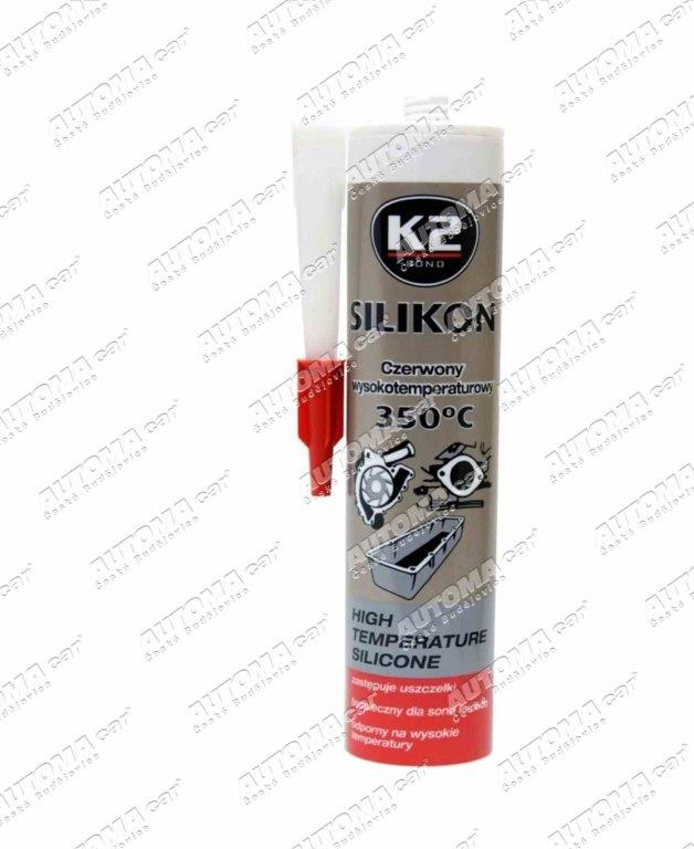 Těsnění motoru K2 SILICONE RED 300g červené ( až +350°C )