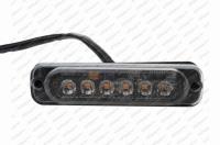 Svítilna výstražná LED 12/24V oranžová 6LED