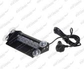 Svítilna výstražná LED 12/24V modrá vnitřní 210x53mm