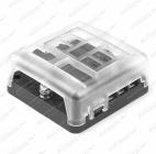 Pouzdro pojistky nožové /pro 6ks/ s nulovým můstkem max 30A