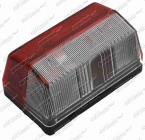 Svítilna obrysová červeno/bílá