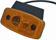 Svítilna oranž. 24V LED s držákem a kabelem