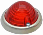 Svítilna červená kulatá 70mm