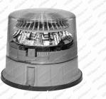 Maják oranžový 12/24V LED ECE R65/ECE R10 PRO-SUPER-FLASH čiré sklo