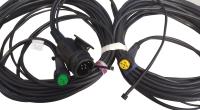 Kabeláž přívěsného vozíku 13.pól. 5m, 5.pól.zástrčkou Aspöck a 2x3m kabel s DC připojením