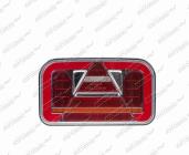 Svítilna koncová LED 12/24V pravá s mlhovkou, couvačkou bez SPZ