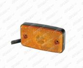 Svítilna poziční LED 24V oranžová 83x47mm COBO