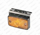 Svítilna poziční LED 12V oranžová 83x47mm s držákem COBO