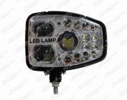 Světlomet s blikačem LED 12/24V 4 800lm levý Deutsch konektor 6.pin