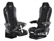 Potah sedačky MB Actros MP II/III manšestrová látka